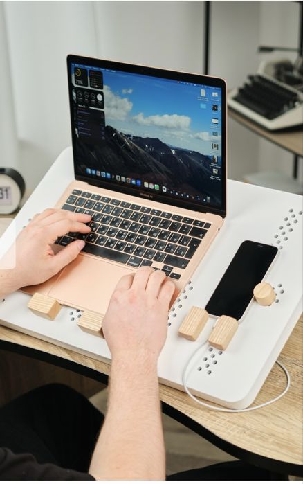 Столик-підставка FLAMPIC Table Pro (білий)