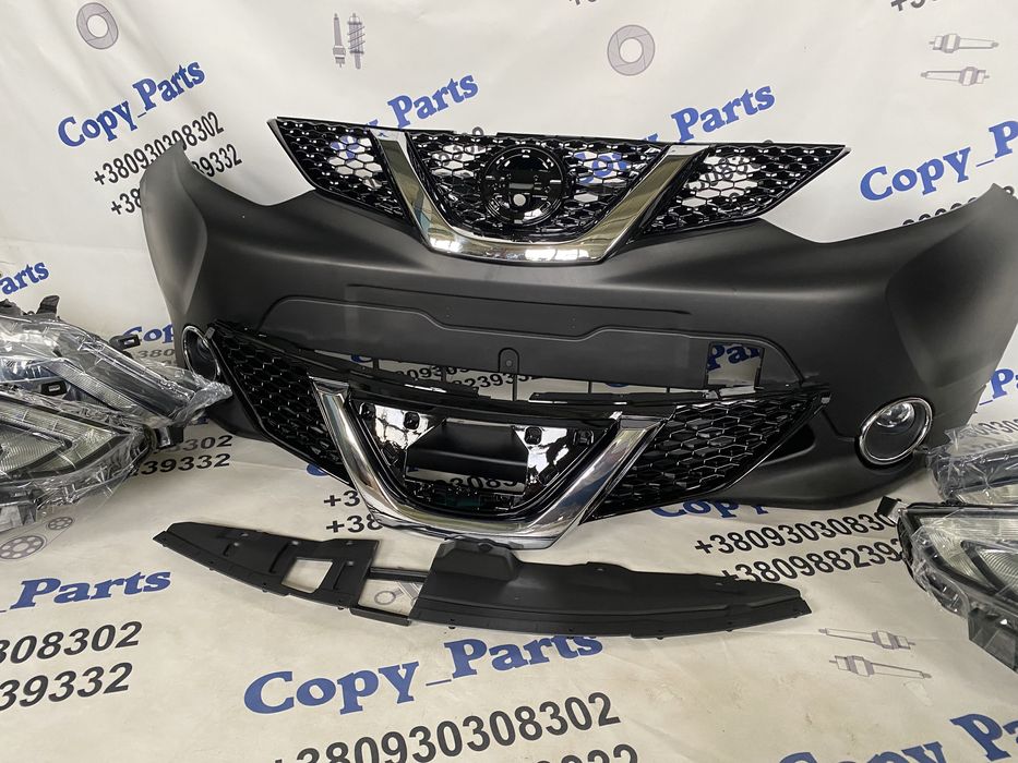 Бампер передній Nissan qashqai j11, rogue sport 2017, 2018,2019