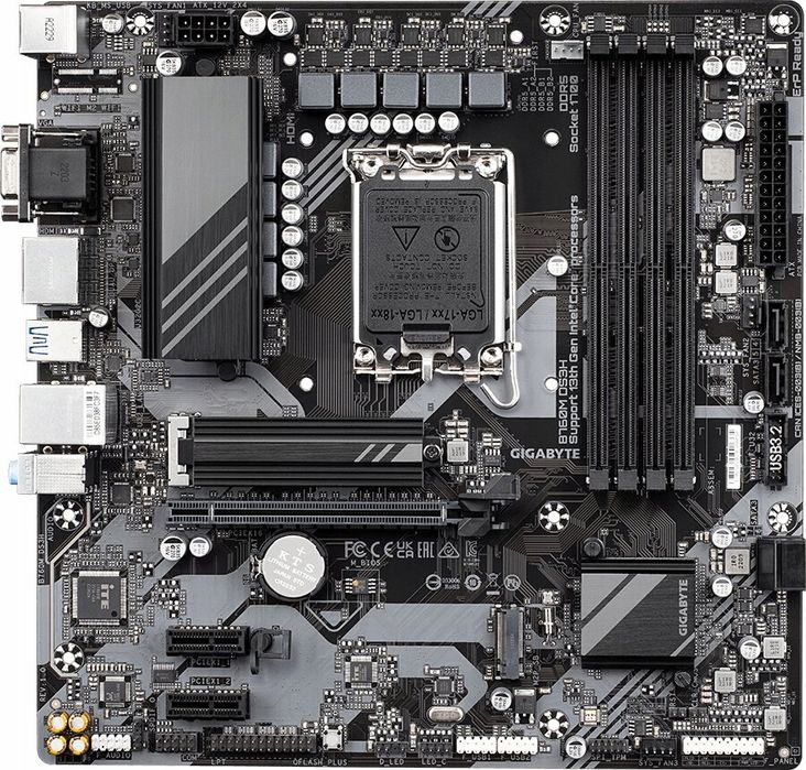 Płyta Główna Matx Gigabyte B760M Ds3H Intel Socket 1700