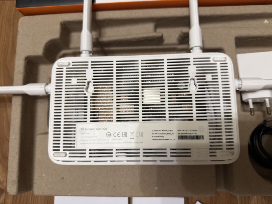 Роутер Модем Интернет Xiaomi AX1800 Wi-Fi 6 маршутизатор