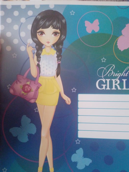 Тетради школьные для девочки (набор)