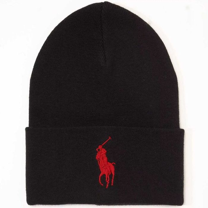 Мужская шапка-бини Polo Ralph Lauren Big Pony(оригинал)