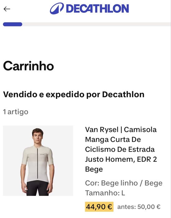 Camisola de ciclismo (NOVA!) - Tam. L