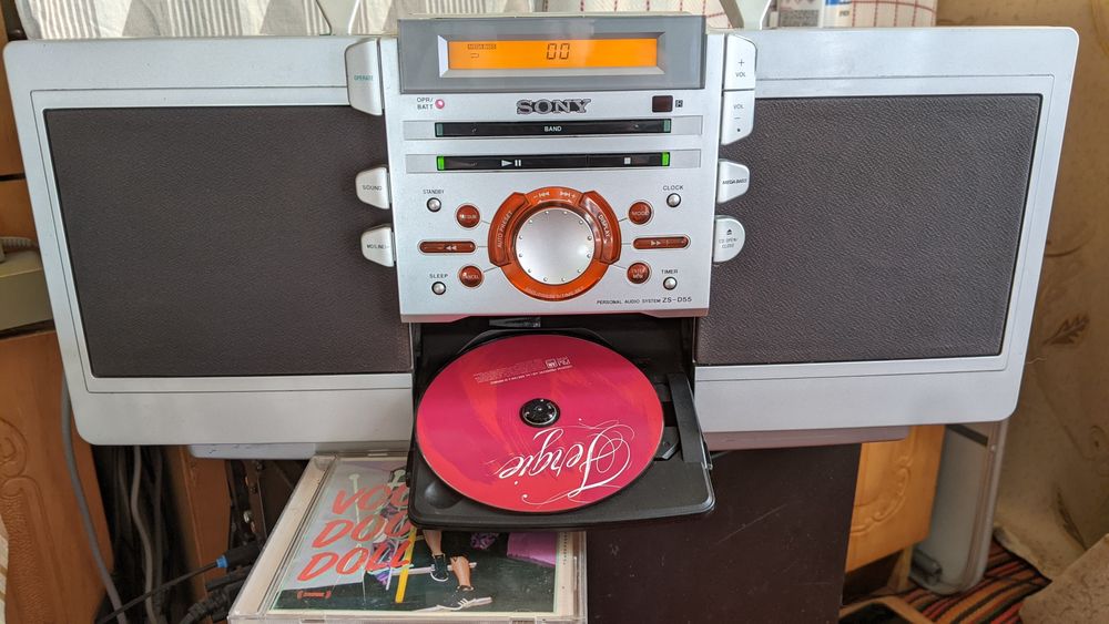 SONY personal audio system ZS - D55