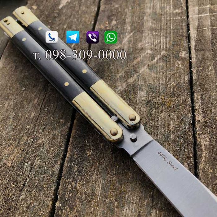 Нож Балисонг/Нож Бабочка/Балисонг/"Black Prince"