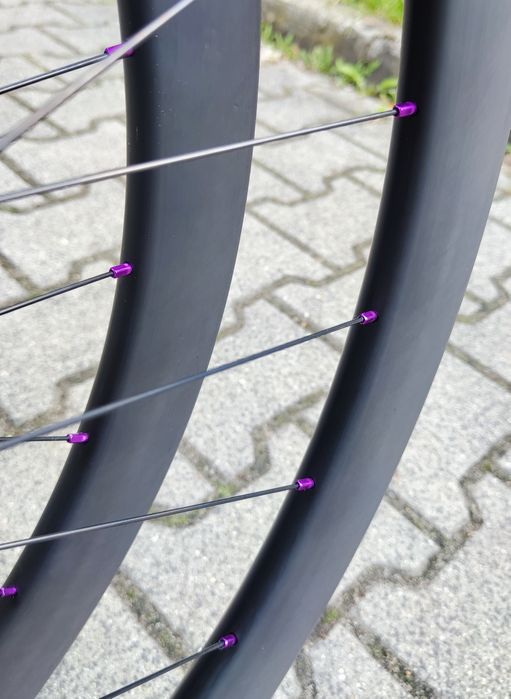 Nowe koła carbonowe gravel / szosa stożek 40mm 33/27mm 1315g