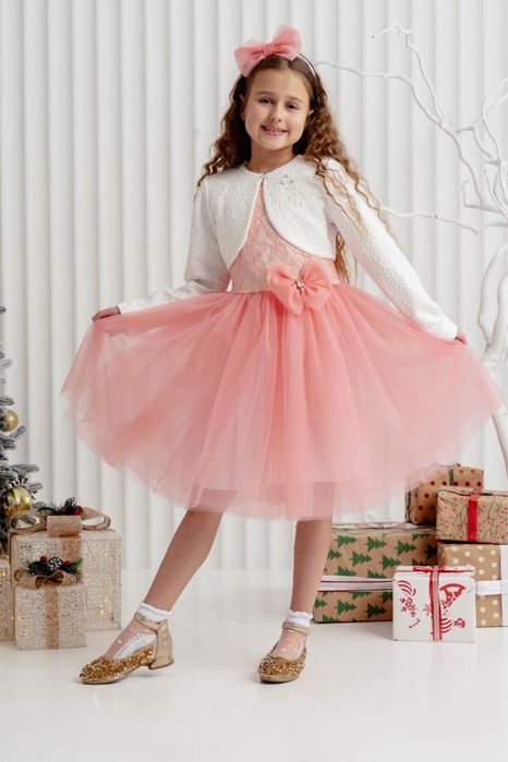 Сукня святкова  рожевий 122,128