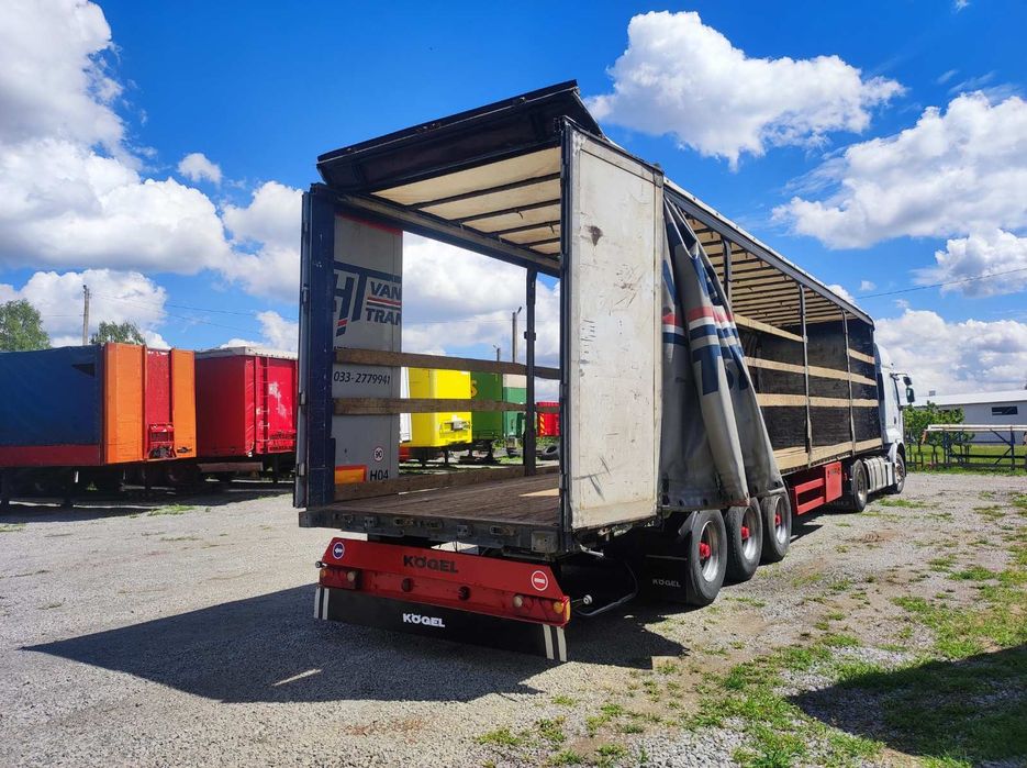 Штора полуприцеп когель площадка соломовоз лісовоз переобладнання