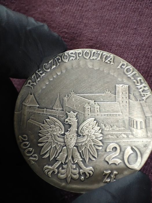 Srebrna moneta 20 zł Zamek w Malborku NBP