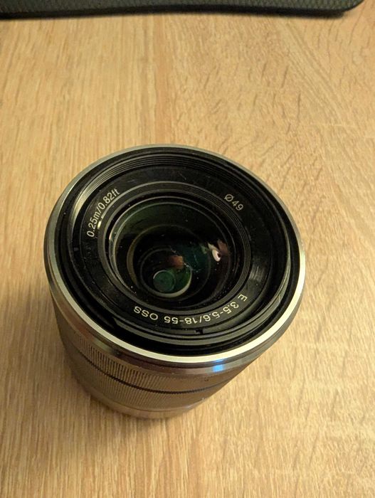Obiektyw kit sony E sel18-55