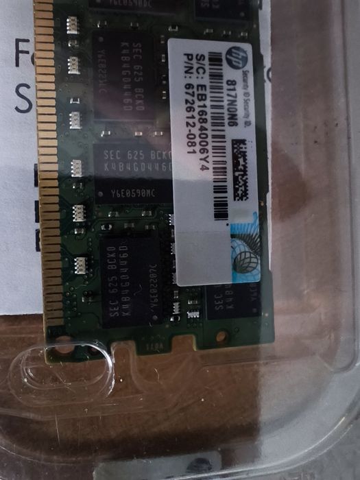 Pamięć RAM HP 16 gb.