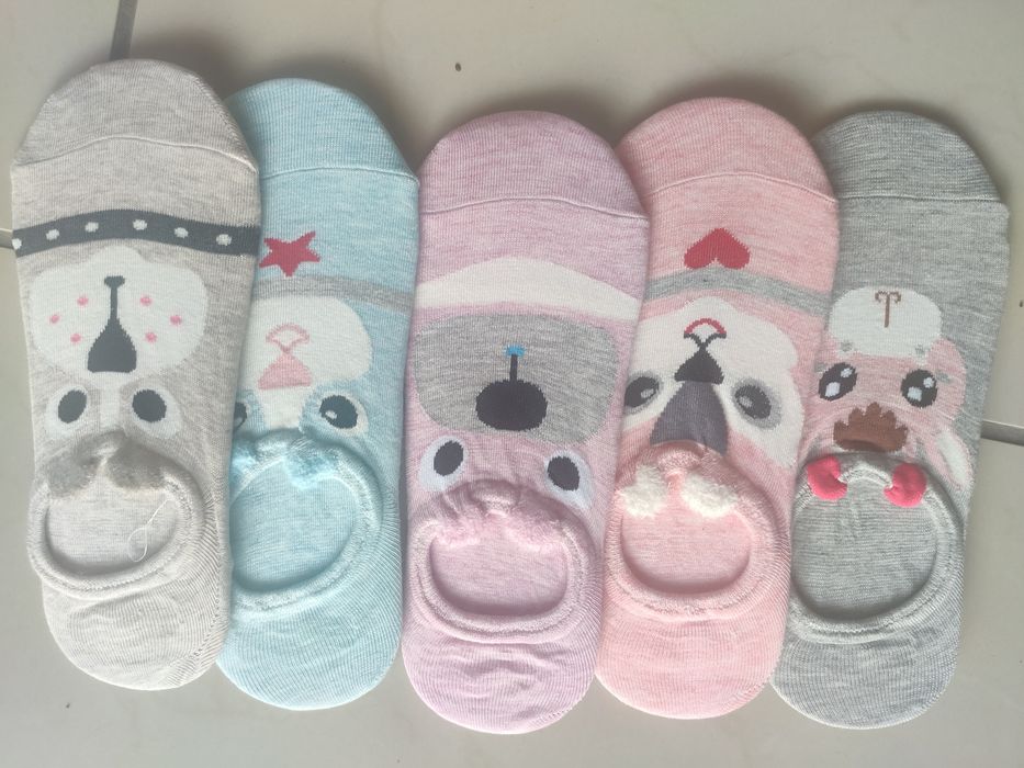 5x Par Skarpetki Damskie Stopki 39-41 nowe