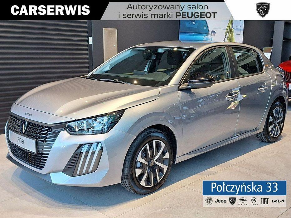 Peugeot 208 1.2 Puretech 100 KM MT6 Style | Szary Artense |2025