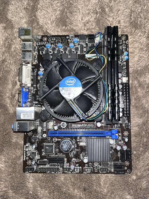 Комплект Msi intel i5 3470s Ram KLLISRE 16 gb