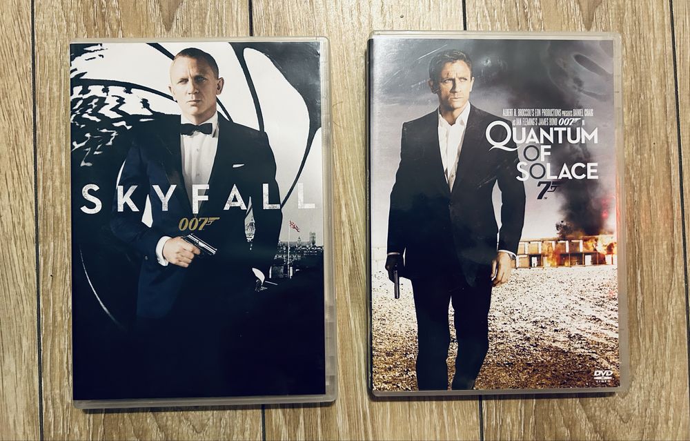 James Bond DVD – kolekcja 2 filmów Skyfall i Qauntum of Solace