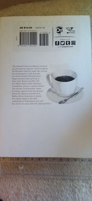Mangá em inglês.