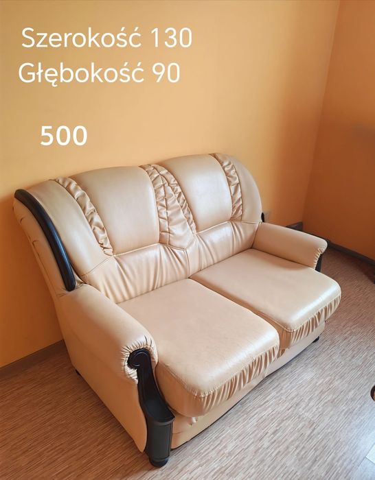 Sofa rozkładana ekoskóra