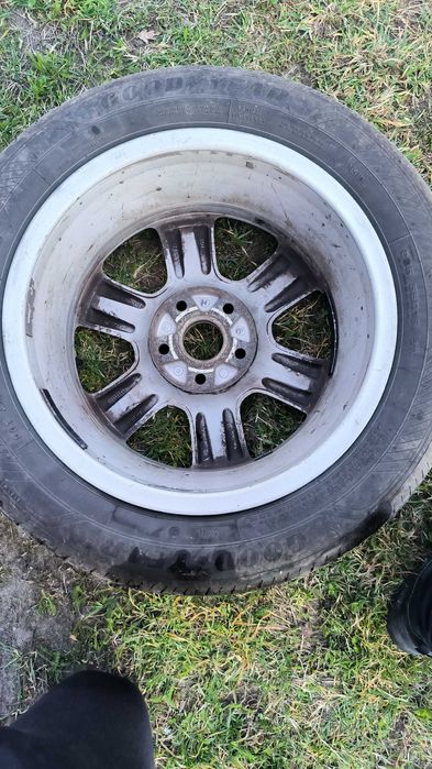 koła, alufelgi 5x112 r16 golf V letnie, z oponami Goodyear Efficientgrip Performance 2 (DOT 11/21)