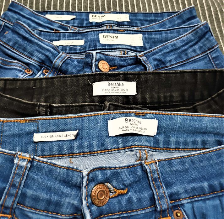 Calças Ganga Bershka, MO, Lefties, Springfield - do 34 ao 38