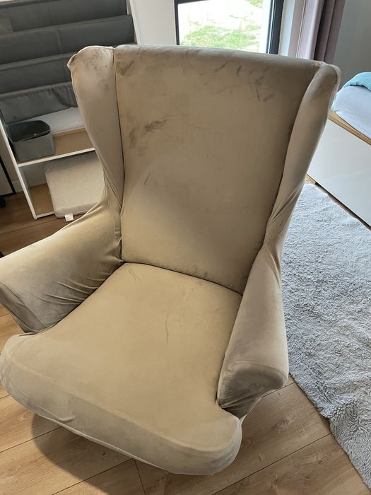 Fotel uszak velur