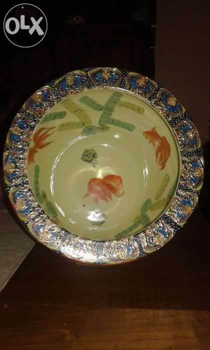 Floreira decorativa em loiça