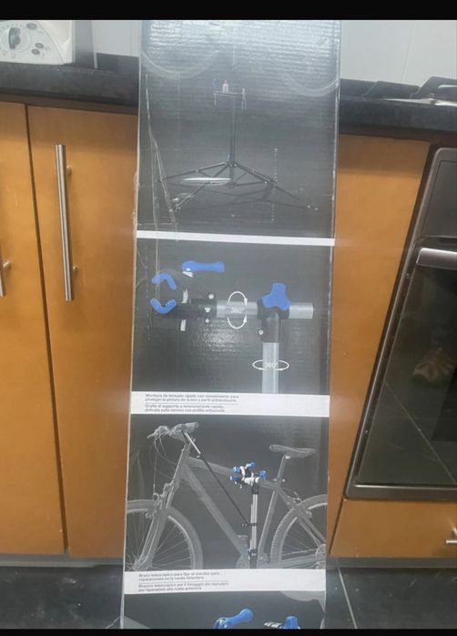 Suporte para bicicleta.