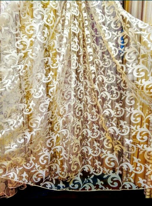 Тюль "Жакар" Занавес , Гардины