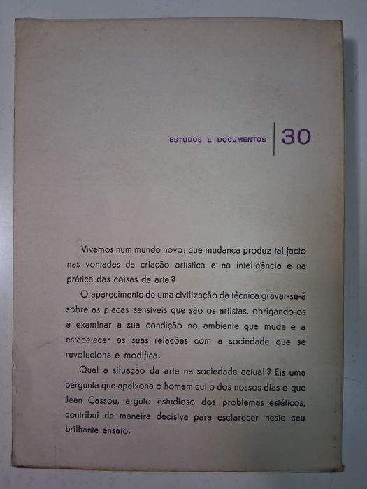 Situação da arte moderna  de Jean Cassou