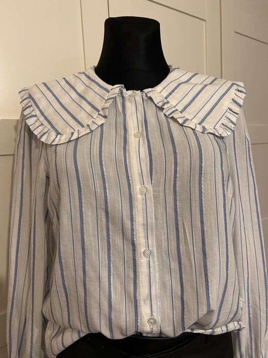 Bluzeczka z kolnierzykiem rozmiar 38 stan bdb