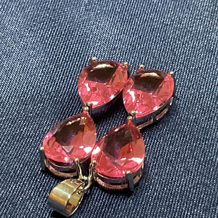 Pendente prata 925 medida de 4 cm