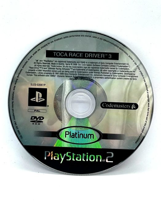 TOCA Racer Driver 3 PS2 (sama gra) Po Angielsku