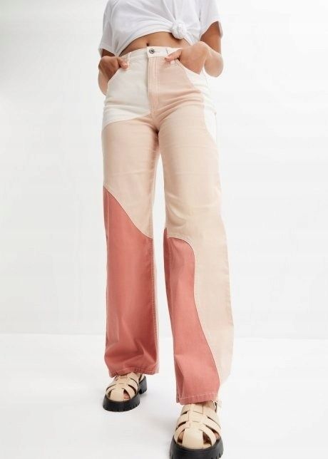 B.P.C spodnie damskie patchwork ^42