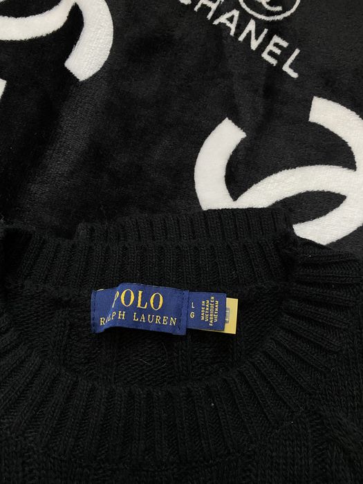 Sweter warkocz ralph lauren męski