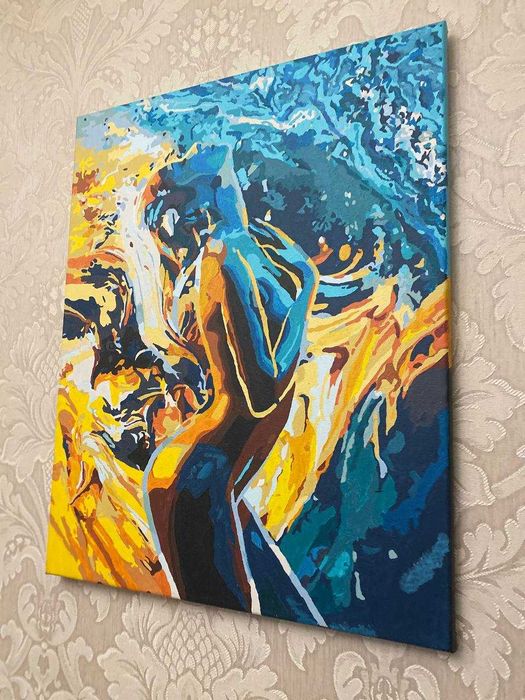 Картина по номерам готовая "Страсть женщины" 40x50 см