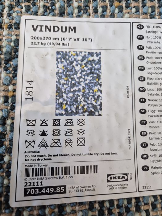 Tapete Ikea Vindum 200x270