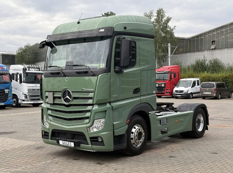 Mercedes-Benz ACTROS 1851 4x2 EURO6 CIĄGNIK SIODŁOWY Z HYDRAULIKĄ WYWROTU  | 1 WŁ | z DE | Top stan | Alufelgi | Łóżko | Poduszka p+t |