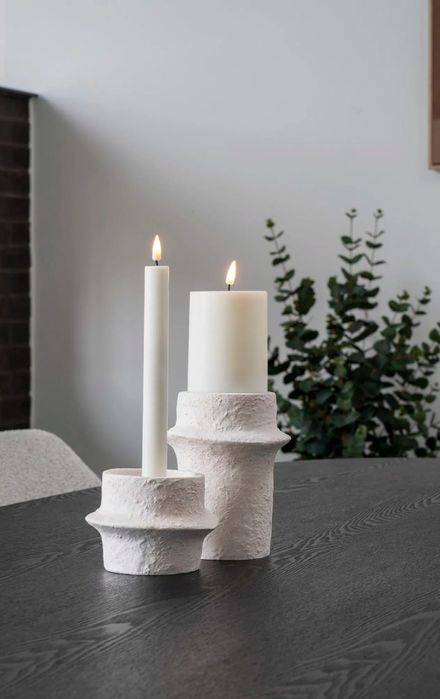 Свічники з цементу
