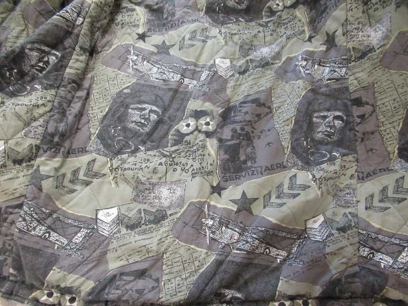 Vingar vintage jeans kurtka pilot ocieplana zimowa S 36 38