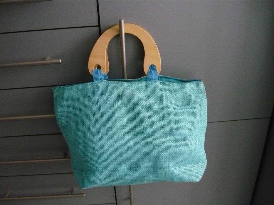 torebka letnia  niebieska