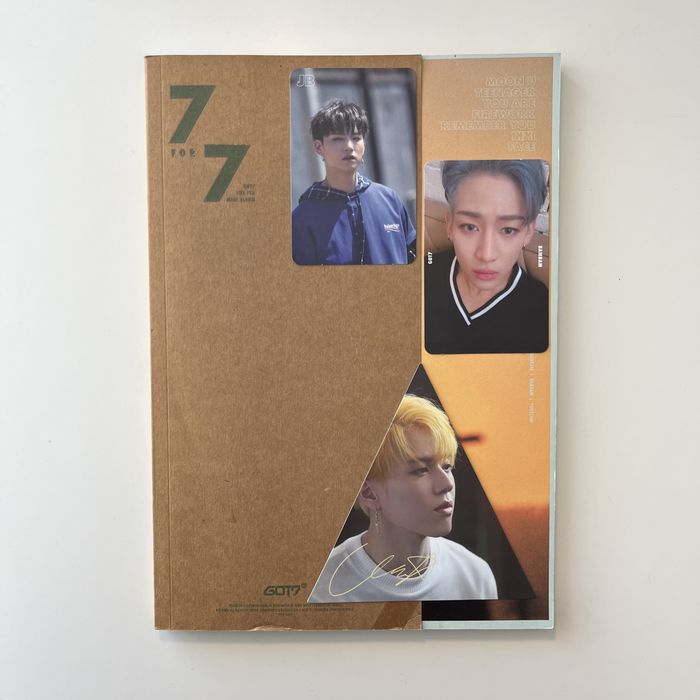 K-pop album GOT7 7 for 7 Golden Hour ver.
