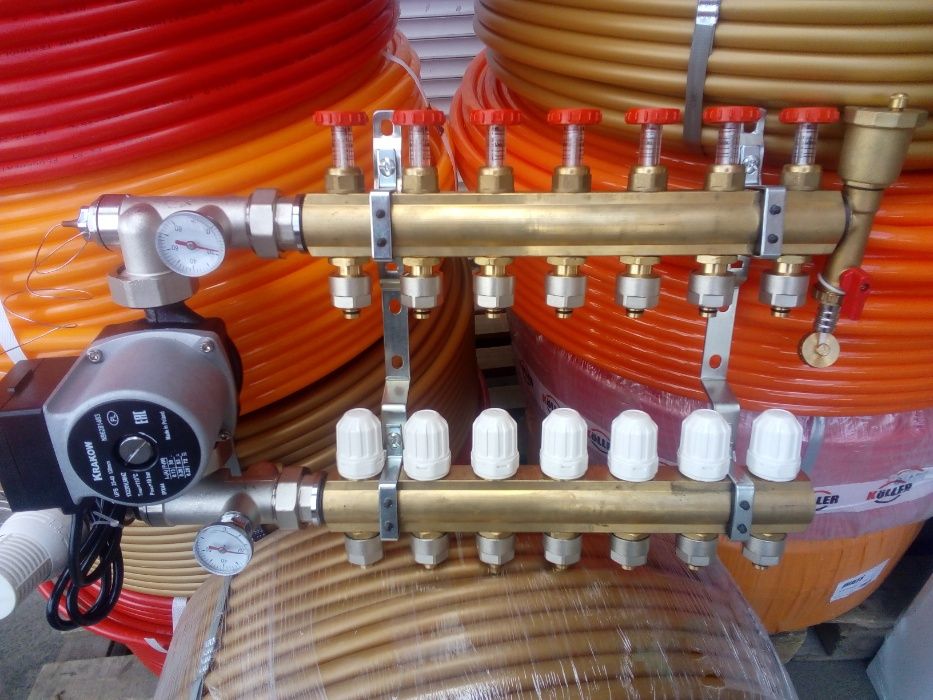 Колектори для теплої підлоги Повний прайс в описі