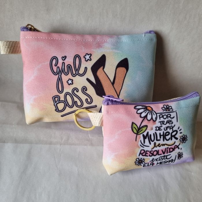 Bolsas Porta Moeda Necessaire Fita Tecido Africano Entrego Alfragide