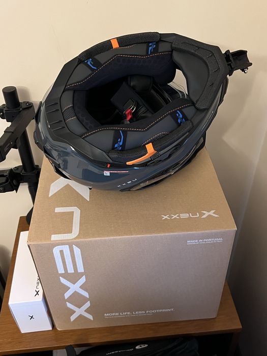 Capacete NEXX XWED3 Carbono + Comunicações NEXX XCOM3