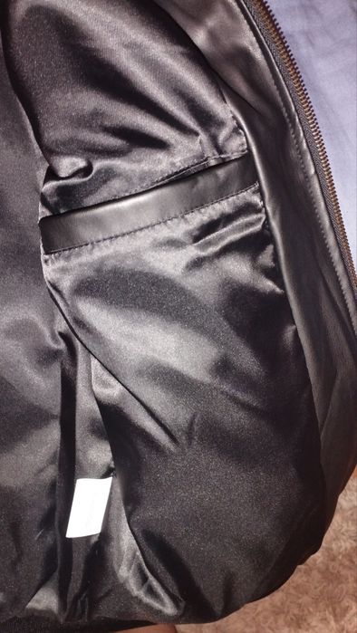 Чорна куртка для мотоцикла екошкіра экокожа черная куртка стильная.