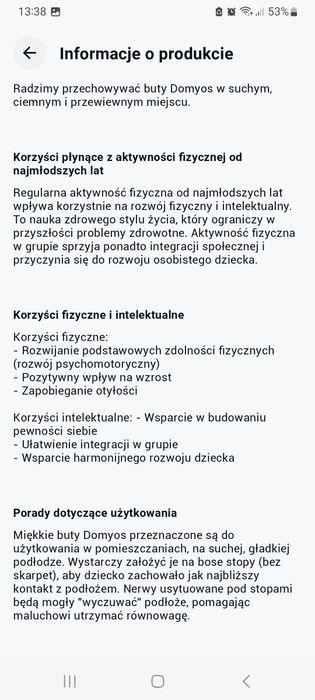 Buty buciki kapcie 20 decathlon domyos eko