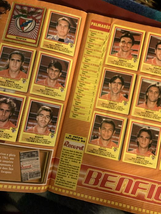 Cadernetas Futebol Ligas 99-00 e 01-02