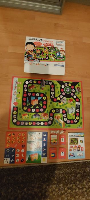 Edukacja drogowa  gra planszowa Clementoni