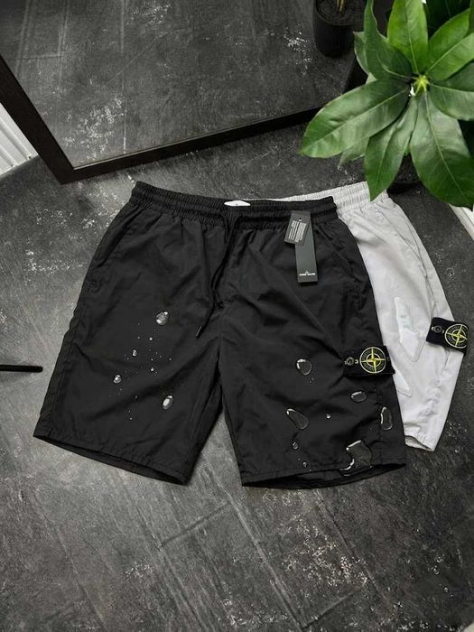 XS S M L XL XXL » Шорты Мужские Stone Island » Нейлонові Шорти Стон Айленд