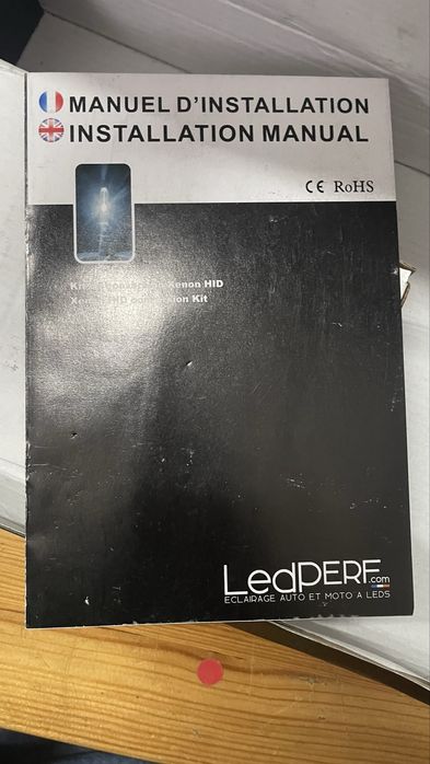 Kit Xenon HID H7 5000K 35W – LedPerf (Novo, nunca montado)