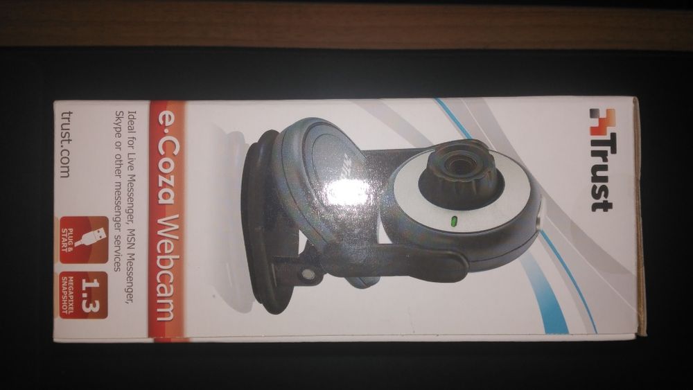 Webcam Trust - e Coza Webcam 1.3 Mxp. P/ Teams, Zoom, Skype, Messenger